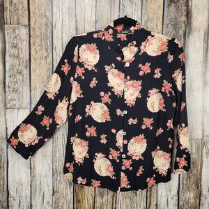 LOCO LINDO Umbrella Print Top - M